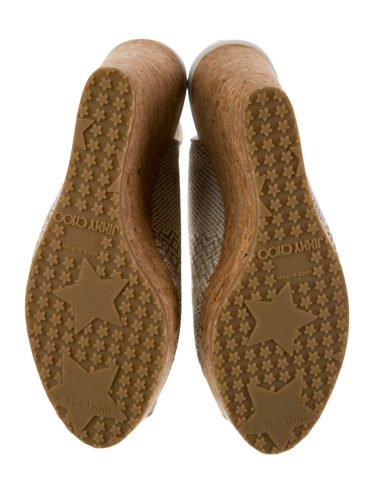 Jimmy Choo Leather Slingback Sandals